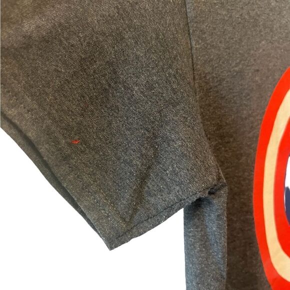 MENS MARVEL Captain America Grey Graphic Short Sleeve Tee Shirt S - Picture 7 of 10